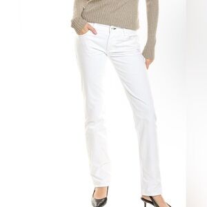 rag & bone Piper Bright White Low-Rise Straight Jean